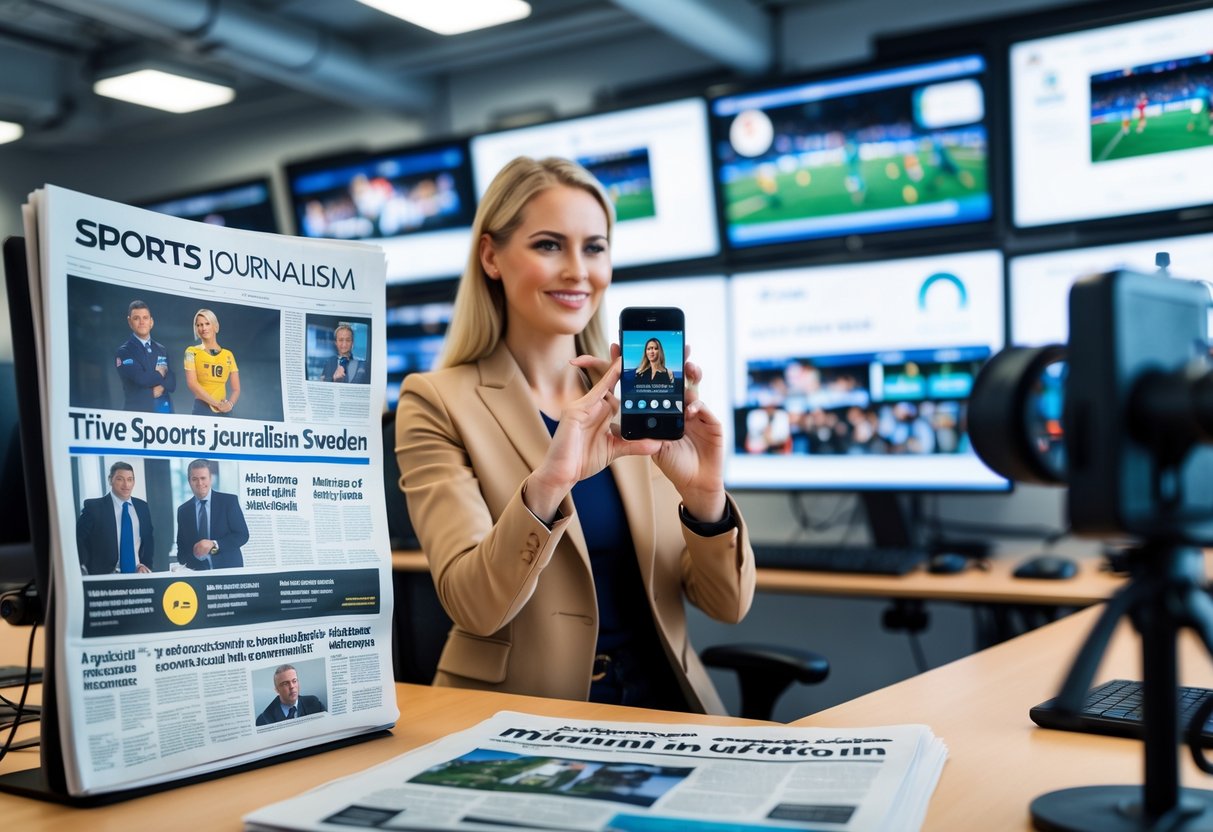 Från tidning till TikTok - så förändras sportjournalistiken i Sverige